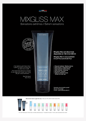 Publicité Mixgliss Max 150ml